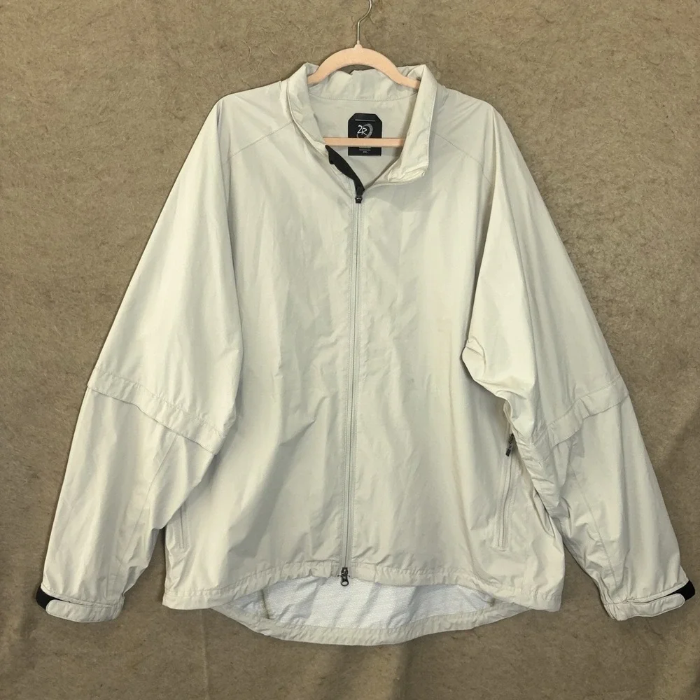 Zero Restriction Tour Series Convertible Golf Jacket‎ Mens 2XL Cream Beige